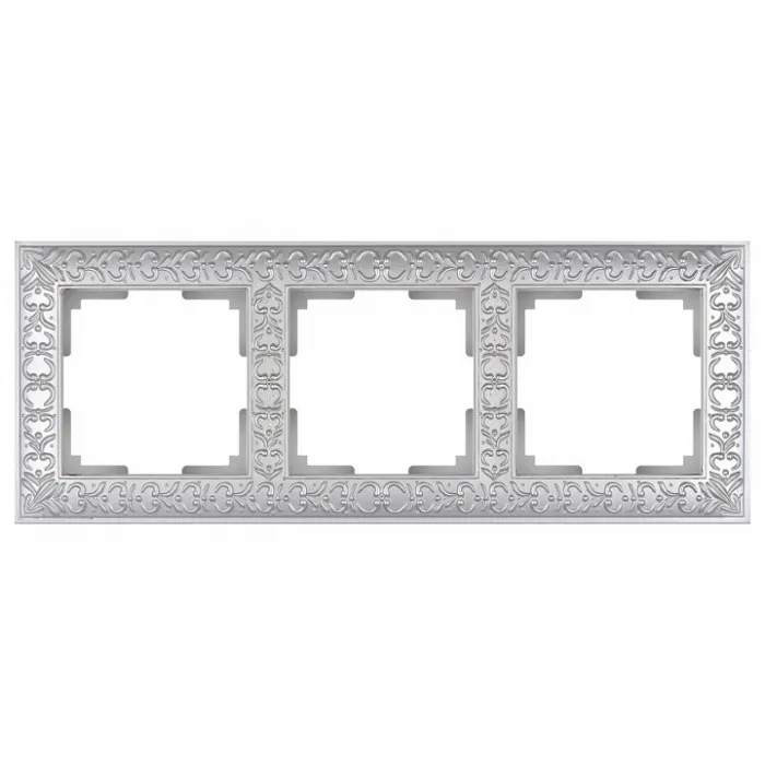 Рамка на 3 поста Werkel Antik WL07-Frame-03 silver от ImperiumLoft