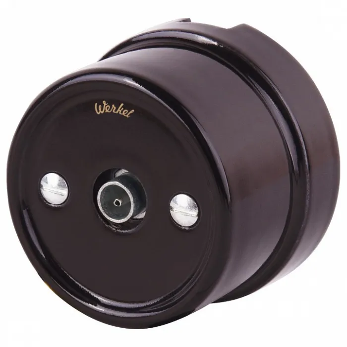 ТВ-розетка без рамки Werkel Retro WL18-02-05 brown от ImperiumLoft