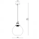 Подвесной светильник Loft Clear Glass Sphere Cloche от ImperiumLoft