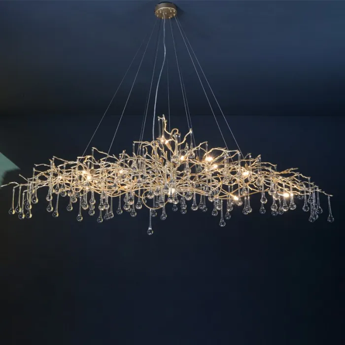 Люстра Bijout 24 L180 Transparent от ImperiumLoft