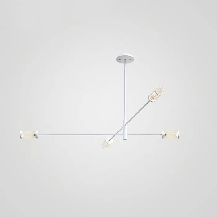 Дизайнерская люстра SKELBY H16 Black/Amber от ImperiumLoft