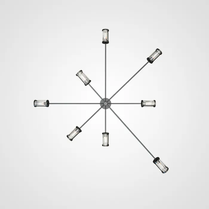 Дизайнерская люстра SKELBY H32 White/Transparent от ImperiumLoft