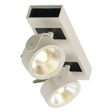 KALU 2 LED светильник накладной с COB LED 34Вт, 3000К, 2000лм, 24°, белый/ черный
