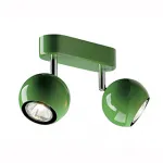 LIGHT EYE 2 GU10 светильник накладной для 2-х ламп GU10 по 50Вт макс., папоротниковый (RAL6025)
