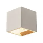 SOLID CUBE светильник настенный для лампы QT14 G9 25Вт макс., серый бетон