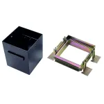 AIXLIGHT® PRO, 1 FRAMELESS корпус безрамочный для 1-го светильника MODULE, черный