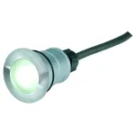 POWER TRAIL-LITE ROUND светильник встраив. IP67 c PowerLED 1Вт, 5700K, 90lm, сталь/ стекло матовое