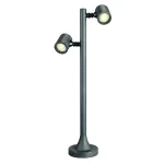 NEW MYRA 2 cветильник IP44 без основания для 2-х LED GU10 по 4.5Вт макс., антрацит