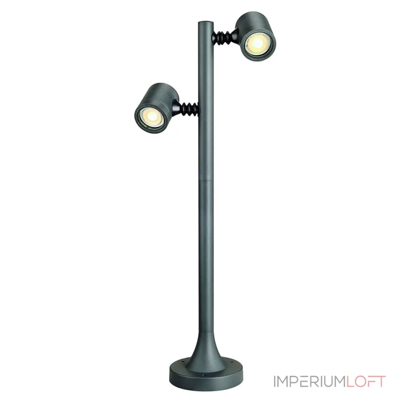NEW MYRA 2 cветильник IP44 без основания для 2-х LED GU10 по 4.5Вт макс., антрацит