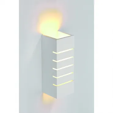 PLASTRA 100 SLOT светильник настенный для лампы E14 40Вт макс., белый гипс от ImperiumLoft