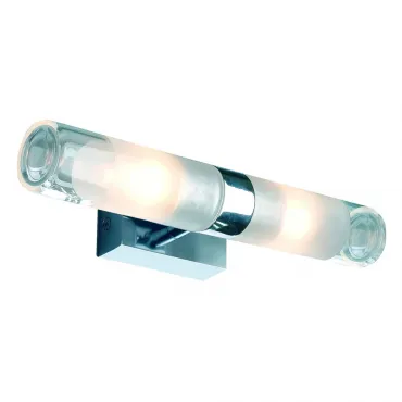 MIBO WALL UP-DOWN светильник настенный IP21 для 2-x ламп G9 по 25Вт, хром / стекло частично матовое от ImperiumLoft