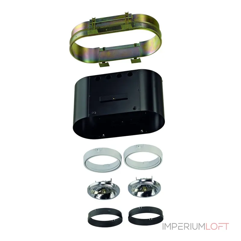 AIXLIGHT® PRO, QRB MODULE светильник для лампы QRB111 75Вт макс., белый / черный AIXLIGHT® PRO, QRB MODULE светильник для лампы QRB111 75Вт макс., белый / черный