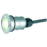POWER TRAIL-LITE ROUND светильник встраив. IP67 c PowerLED 1Вт, 5700K, 90lm, сталь/ стекло матовое