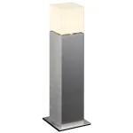 SQUARE POLE 60 светильник IP44 для лампы E27 20Вт макс., матированный алюминий/ белый