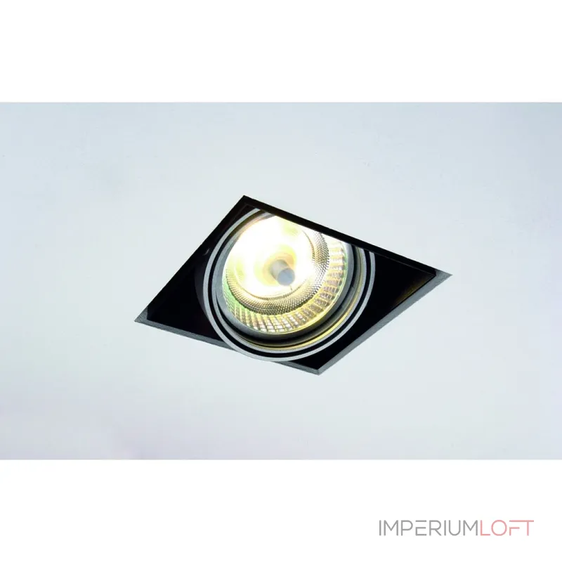 AIXLIGHT® PRO, 1 FRAMELESS корпус безрамочный для 1-го светильника MODULE, черный