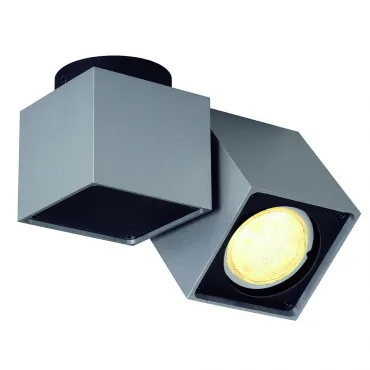 ALTRA DICE SPOT 1 светильник накладной для лампы GU10 50Вт макс., серебристый / черный