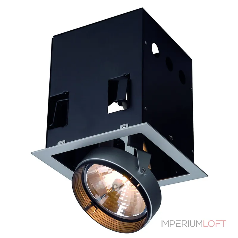 AIXLIGHT® PRO, QRB111 MODULE MOVE светильник для лампы QRB111 75Вт макс., серебристый AIXLIGHT® PRO, QRB111 MODULE MOVE светильник для лампы QRB111 75Вт макс., серебристый