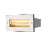BRICK LED ASYMETRIC PRO светильник встраиваемый IP65 с LED 9Вт (11Вт), 3000K, 40°, 850lm, сталь