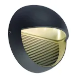 LED DOWNUNDER ROUND светильник настенный IP44 с 3 PowerLED по 1Вт (5Вт), 3000K, 100lm, антрацит