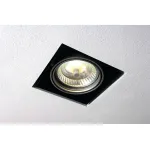 AIXLIGHT® PRO, 1 FRAMELESS корпус безрамочный для 1-го светильника MODULE, черный