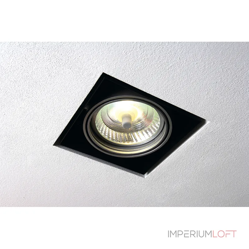 AIXLIGHT® PRO, 1 FRAMELESS корпус безрамочный для 1-го светильника MODULE, черный