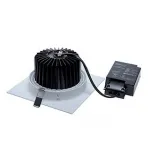NEW TRIA XXL SQUARE SET светильник с COB LED 25ВТ (29Вт), 3000К, 2500lm, 38°, с бл. питания, белый