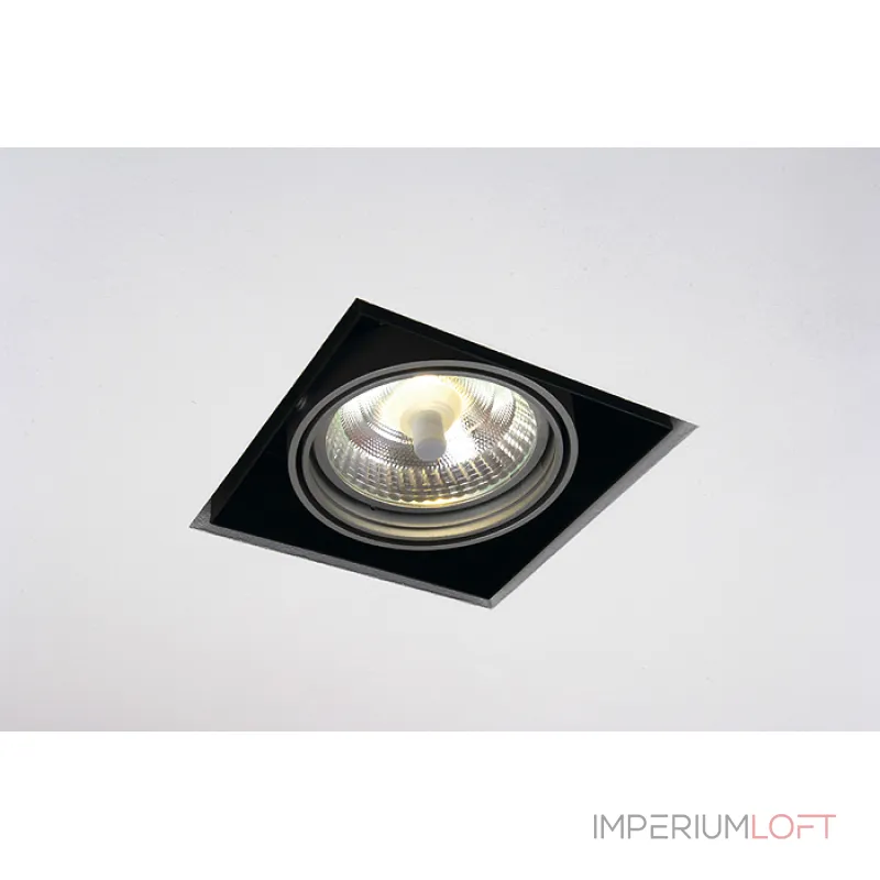 AIXLIGHT® PRO, 1 FRAMELESS корпус безрамочный для 1-го светильника MODULE, черный