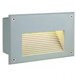 BRICK LED DOWNUNDER светильник встраиваемый IP54 c 18 SMD LED 1Вт (1.4Вт), 3000K, 110lm, серебристый
