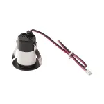 TRITON MINI LED светильник встраиваемый 350мА с LED 1.2Вт, 3000К, 70лм, 12°, CRI>90, черный/ белый