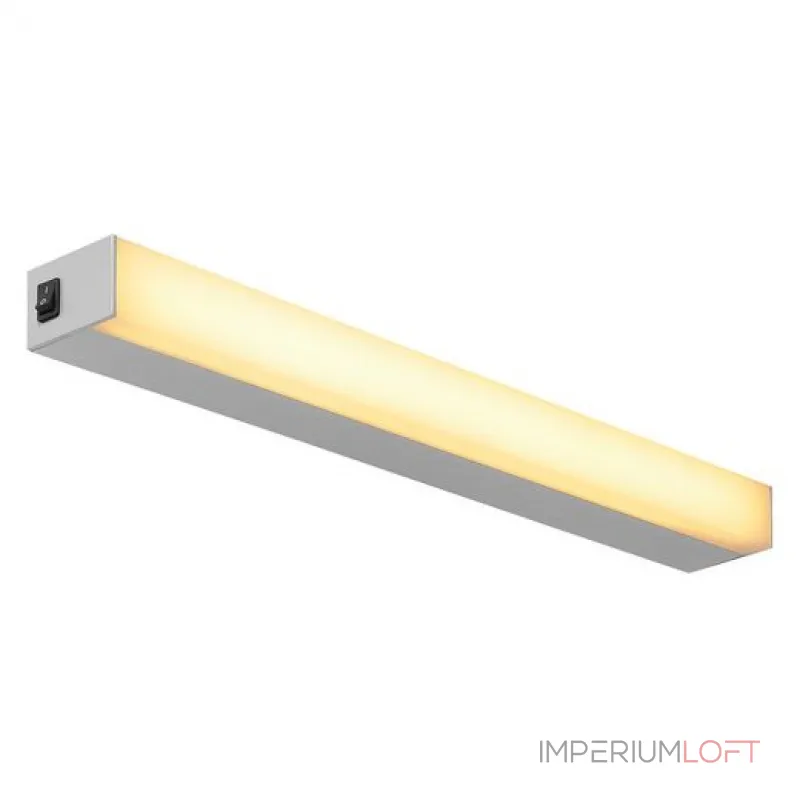 SIGHT 60 LED светильник накладной c выключателем, c LED 2х7,5 (17Вт), 3000К, 1500lm, серебристый SIGHT 60 LED светильник накладной c выключателем, c LED 2х7,5 (17Вт), 3000К, 1500lm, серебристый