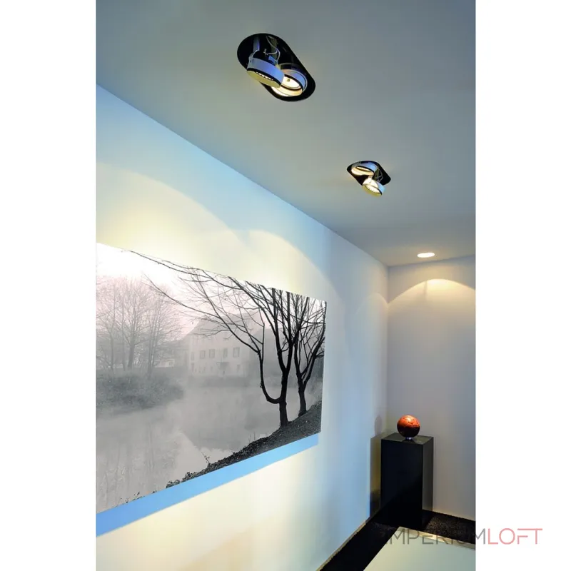 AIXLIGHT® PRO, QRB111 MODULE MOVE светильник для лампы QRB111 75Вт макс., серебристый AIXLIGHT® PRO, QRB111 MODULE MOVE светильник для лампы QRB111 75Вт макс., серебристый