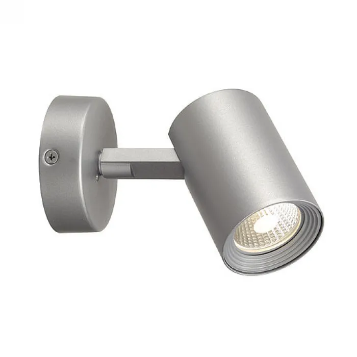 DEBASTO SINGLE светильник накладной с COB LED 7Вт (8Вт), 3000K, 360lm, серебристый от ImperiumLoft