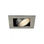 KADUX 1 LED SET, светильник с COB LED 6.2Вт (9Вт), 3000К, 625lm, 38°, с бл. питания, матир. алюминий