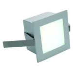 FRAME BASIC LED светильник встраиваемый с PowerLED 1Вт, 4000K, 350mA, 110lm, серебристый