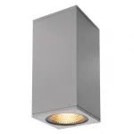 BIG THEO LED BEAM светильник настенный IP44 с LED 6.2+17.5Вт (29Вт), 3000K, 2°+24°, 2130lm, серебр.