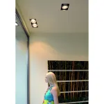 AIXLIGHT® PRO, 1 FRAMELESS корпус безрамочный для 1-го светильника MODULE, черный