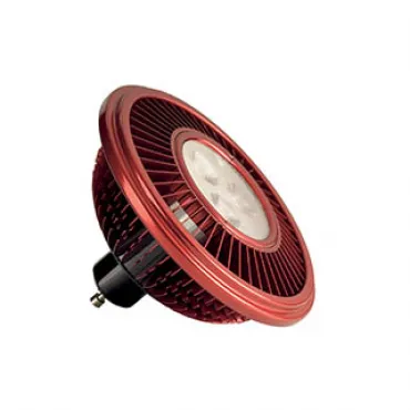 LED ES111 источник света CREE XB-D LED, 230В, 15.5Вт, 30°, 2700K, 680lm, CRI80, красный корпус