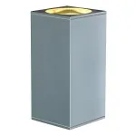 BIG THEO UP-DOWN OUT светильник настенный IP44 для 2-x ламп ES111 по 75Вт макс., серебристый