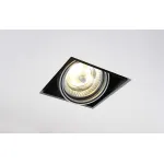 AIXLIGHT® PRO, 1 FRAMELESS корпус безрамочный для 1-го светильника MODULE, черный