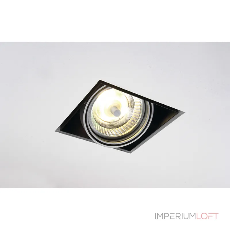 AIXLIGHT® PRO, 1 FRAMELESS корпус безрамочный для 1-го светильника MODULE, черный