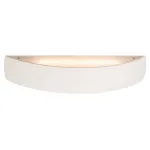PLASTRA BOW LED светильник настенный с LED 2x 9Вт (19Вт), 3000К, 1050lm, белый гипс