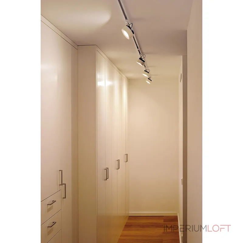 1PHASE-TRACK, KALU TRACK LEDDISK светильник c Philips Fortimo 12Вт, 3000К, 800lm, 85°, белый