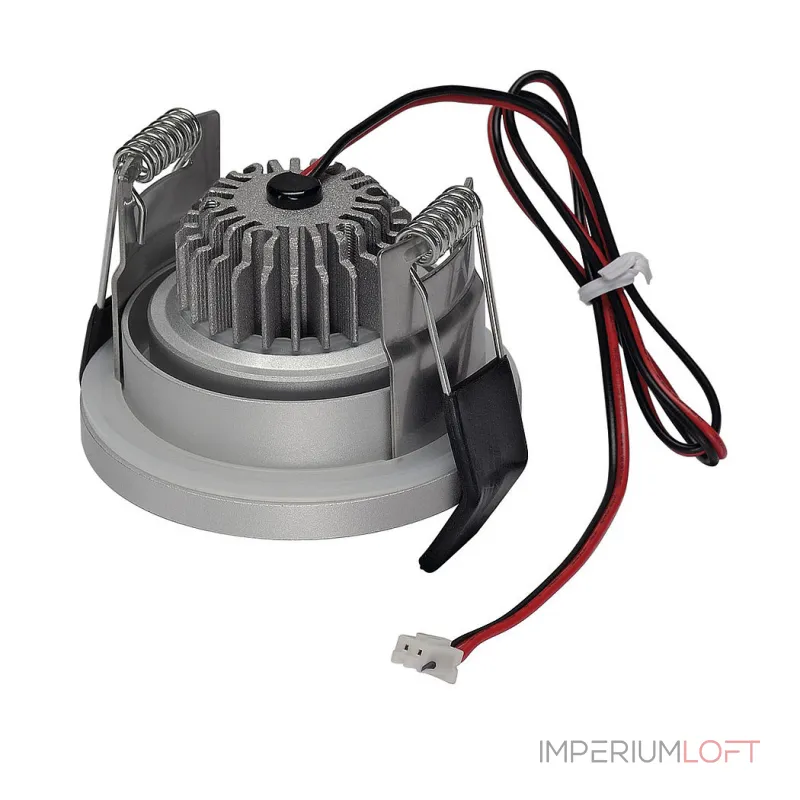EYEDOWN LED 3x1W светильник встраиваемый IP44 с 3 PowerLED по 1Вт, 3000К, 190lm,15°, 350mA, алюминий