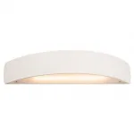 PLASTRA BOW LED светильник настенный с LED 2x 9Вт (19Вт), 3000К, 1050lm, белый гипс