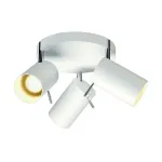 ASTO TUBE 3 ROUND светильник накладной для 3-х ламп GU10 по 75Вт макс., белый