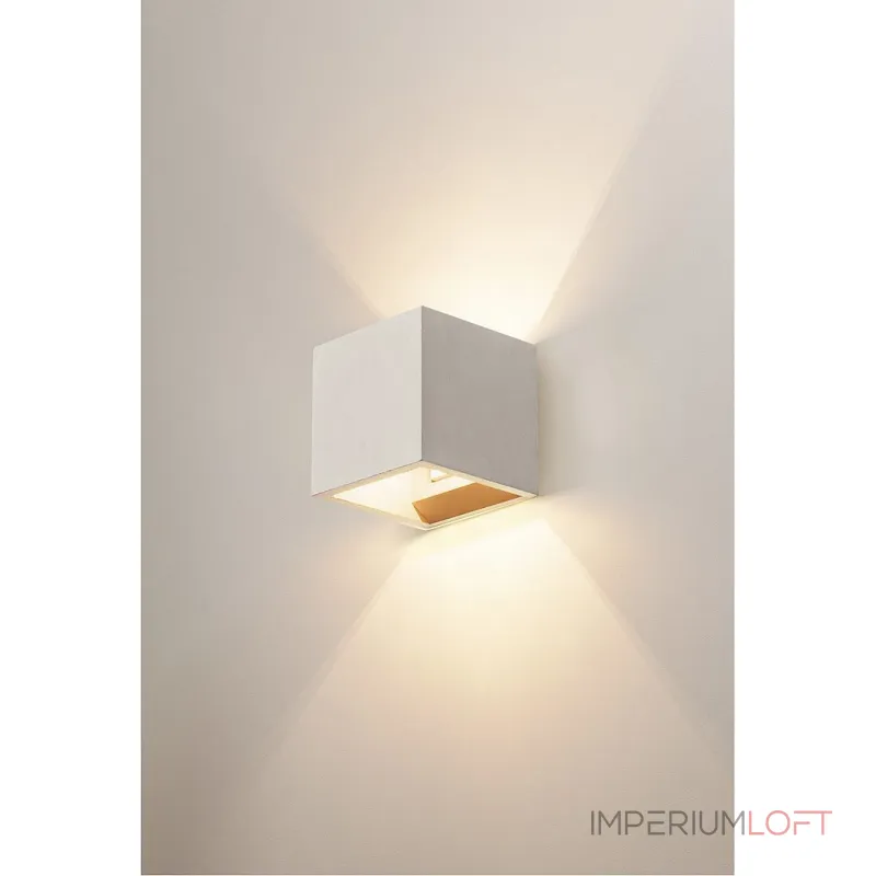 SOLID CUBE светильник настенный для лампы QT14 G9 25Вт макс., серый бетон