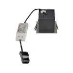 KADUX 1 LED SET, светильник с COB LED 6.2Вт (9Вт), 3000К, 625lm, 38°, с бл. питания, матир. алюминий
