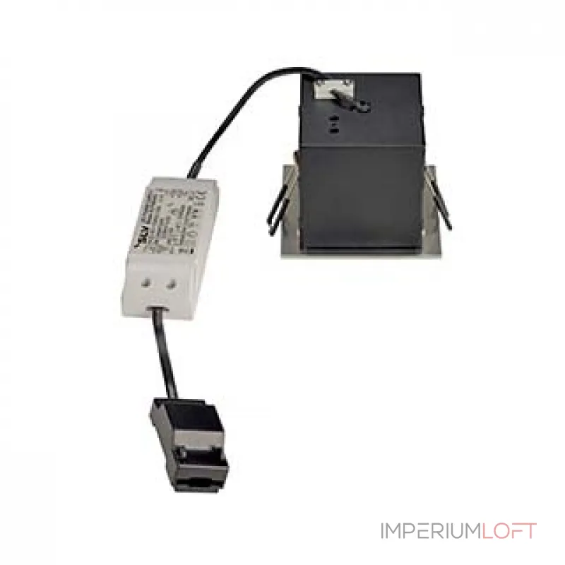 KADUX 1 LED SET, светильник с COB LED 6.2Вт (9Вт), 3000К, 625lm, 38°, с бл. питания, матир. алюминий