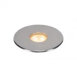 DASAR® 100 PREMIUM LED ROUND светильник встр. IP67 c LED 3.8Вт (5.5Вт), 3000K, 300lm, 60°, сталь