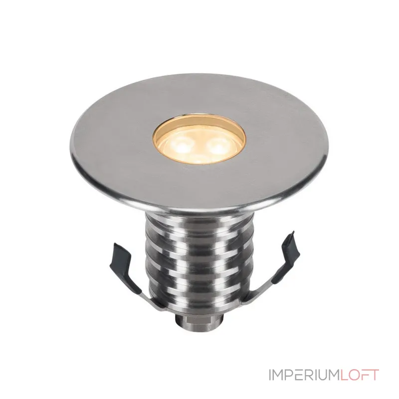 DASAR® 100 PREMIUM LED ROUND светильник встр. IP67 c LED 3.8Вт (5.5Вт), 3000K, 300lm, 60°, сталь